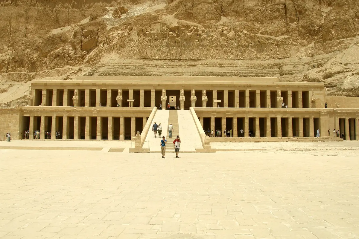 The terraces of the temple of Hatshepsut